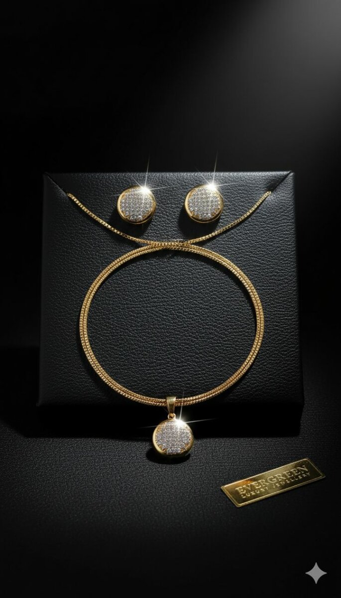 Parure en acier inoxydable élégante