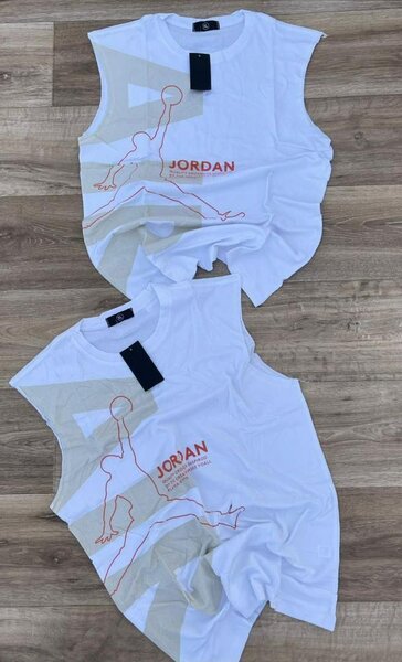 Débardeurs sportifs unisexes en coton