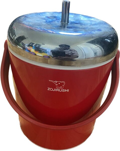 Thermos Zojirushi rouge en acier inoxydable