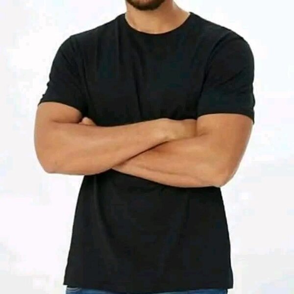 T-shirt noir classique homme