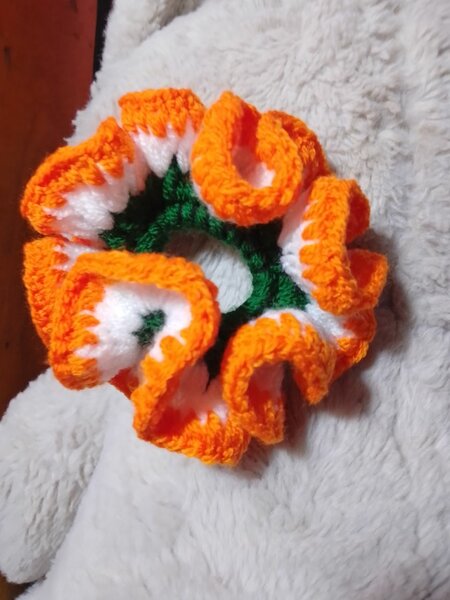 Chouchou tricoté coloré