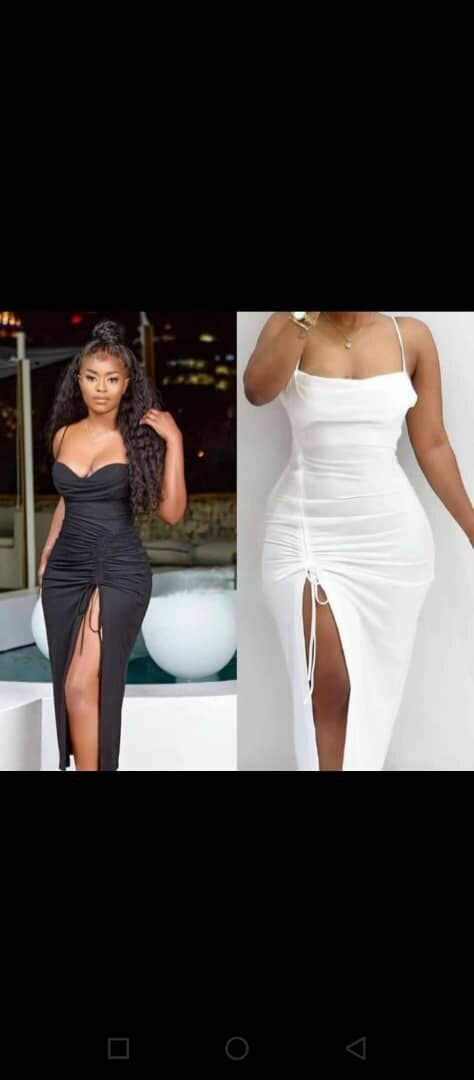 Robe élégante avec détails séducteurs