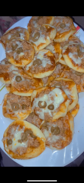 (10)Mini-pizzas gourmandes