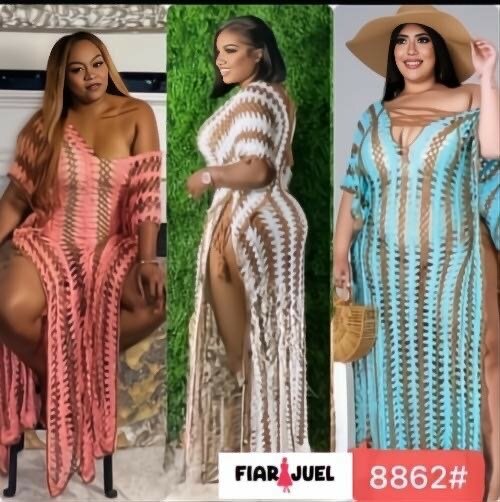 Robe de plage crochet sexy