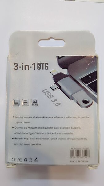 Adaptateur USB 3-en-1 OTG