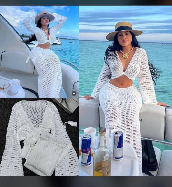 Élégante pour la plage