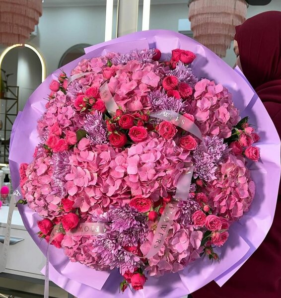 Роза. Гортензия. Хризантемы.