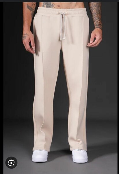 Pantalon jogger beige