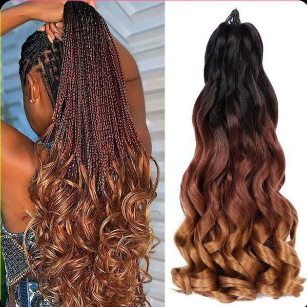 Extensions ondulées ombrées