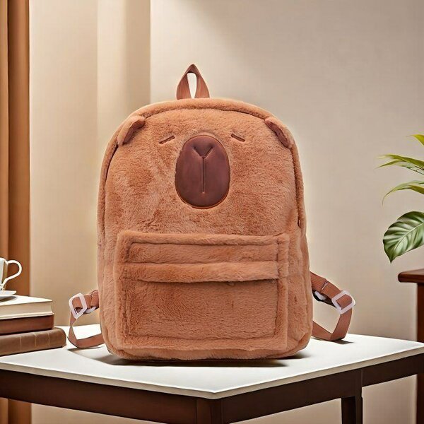 Sac à dos en peluche