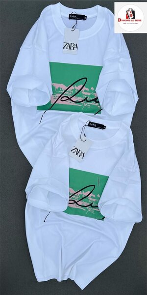 T-shirt Zara unisexe tendance