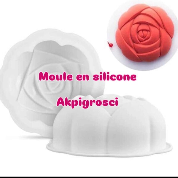 Moule silicone rose