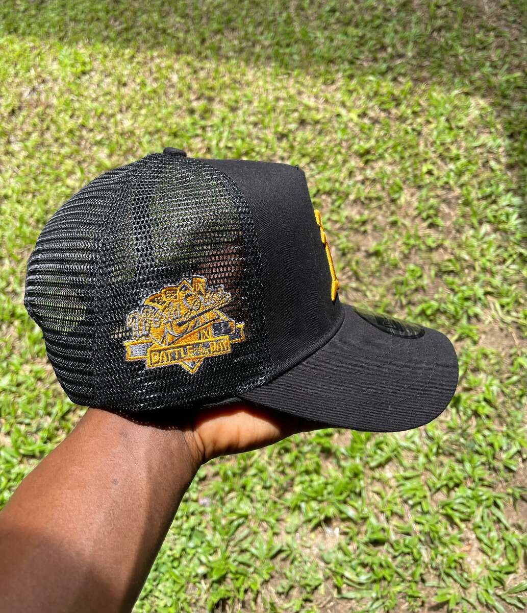 Casquette à filet noir A's