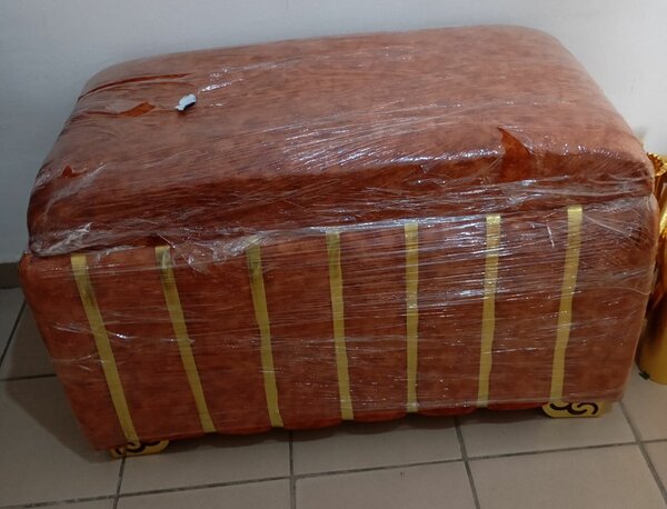 Pouf de rangement élégant