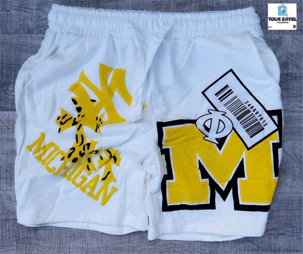 Shorts homme blancs Michigan