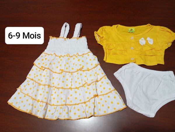 Ensemble Bébé Fille Robe Été