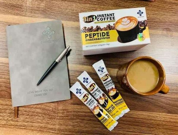 Café instantané 3 en 1 Peptide