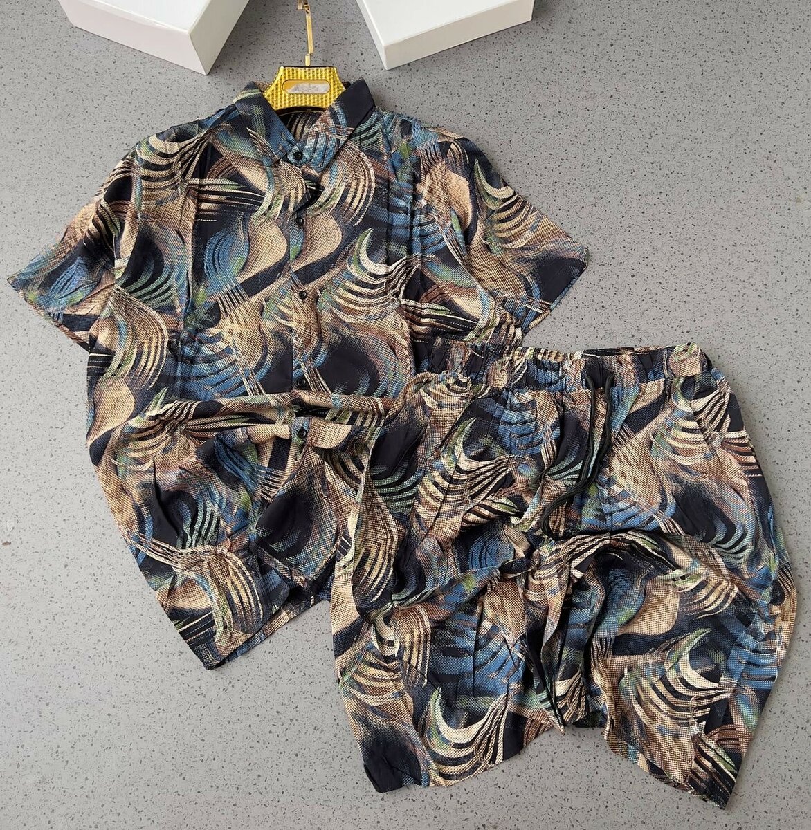 VINTAGE SUMMER SHIRT TOP&DOWN