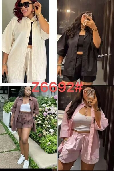 Ensemble Chemise et Short Décontracté