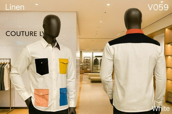 Chemise colorée Couture Lynx