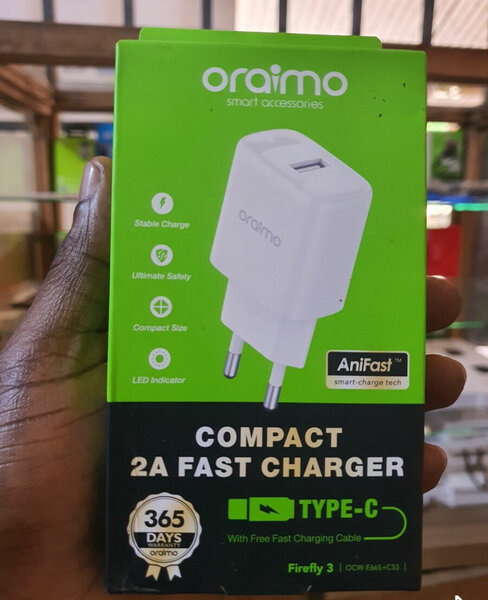 Oraimo Fast Charger with Cable