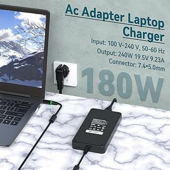 Chargeur d'ordinateur portable 180W Dell
