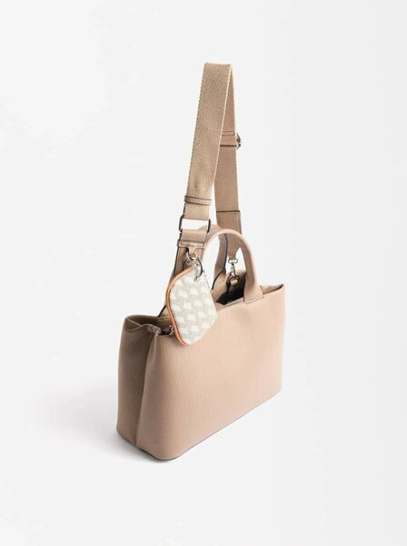 Sac à bandoulière beige élégant