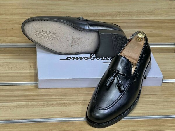 Luxueux mocassins en cuir