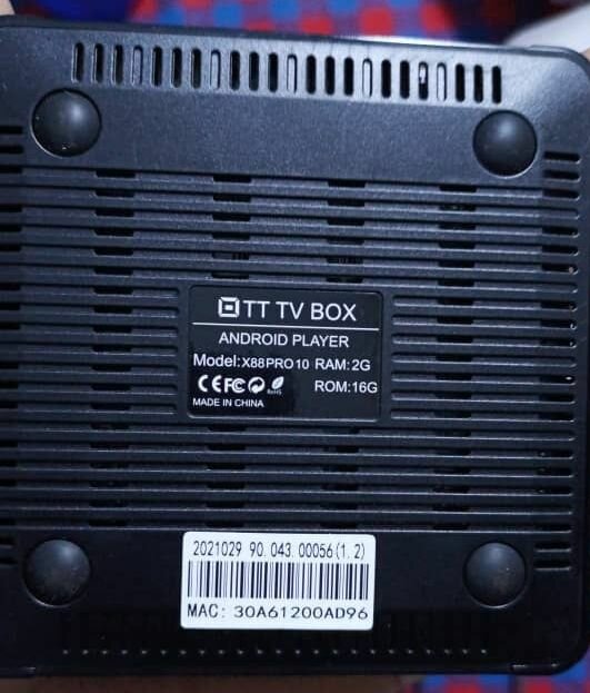 Box Android X88 PRO 10 16Go