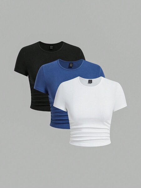 Top simple avec manche court