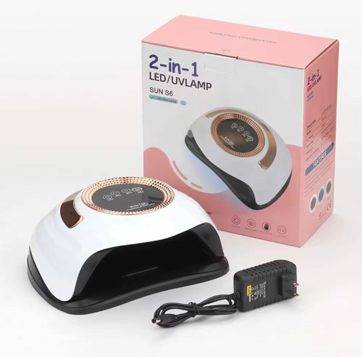 Lampe LED/UV 2-en-1 SUN S6