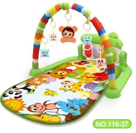 Tapis d'éveil bébé coloré