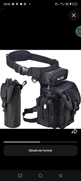 Sac à outils tactique noir