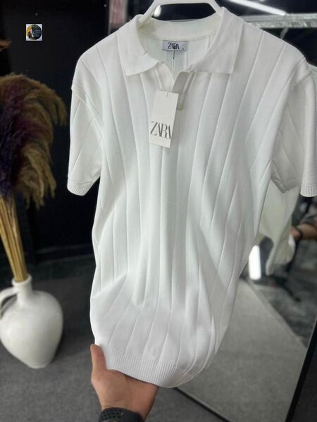 Polo blanc élégant en maille