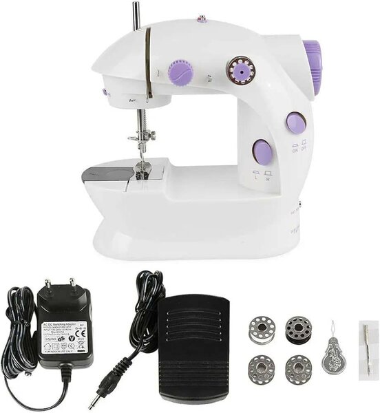 Mini Machine à Coudre Électrique,Sucastle Machine à Broder P