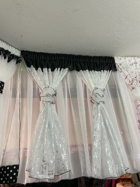 KITCHEN CURTAINS 3 METERS PREMIUM QUALITY DESIGN