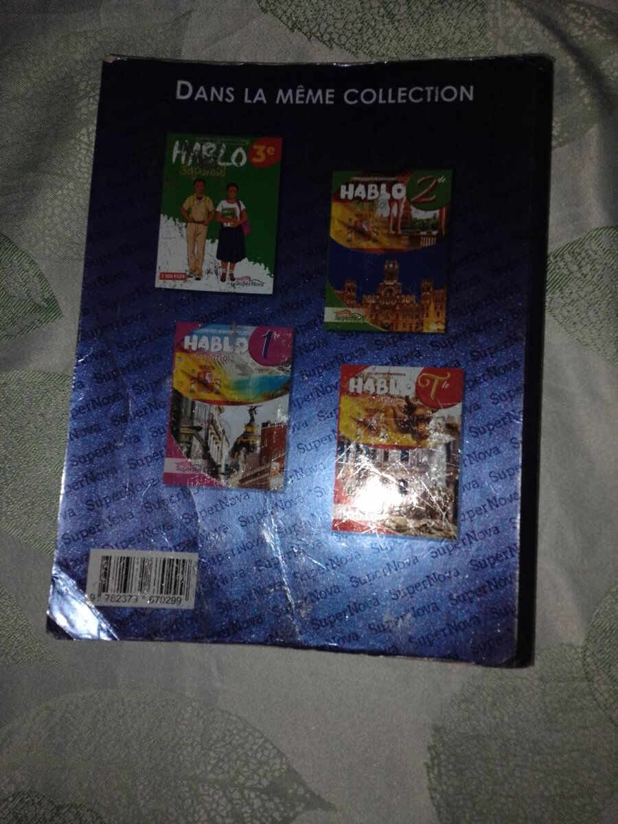 Livre d'espagnol pour 4 eme