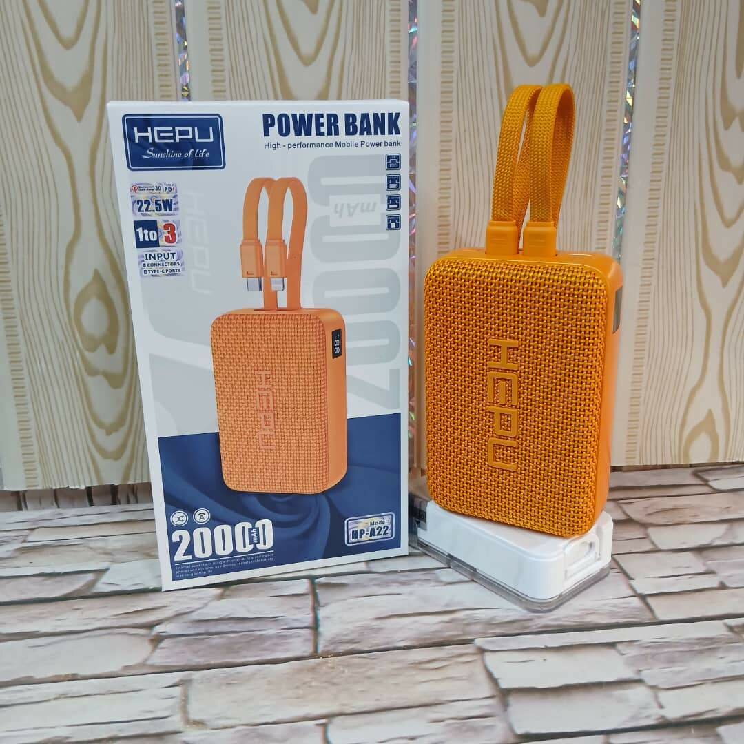 Batterie Externe HEPU 20000mAh