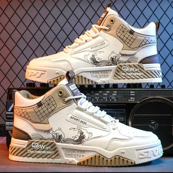 Chaussures de sport blanches homme