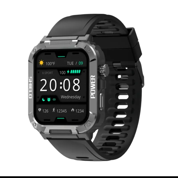 Rugged Smart Watch, BT Call, Health Care, IP68, ANDR/IOS