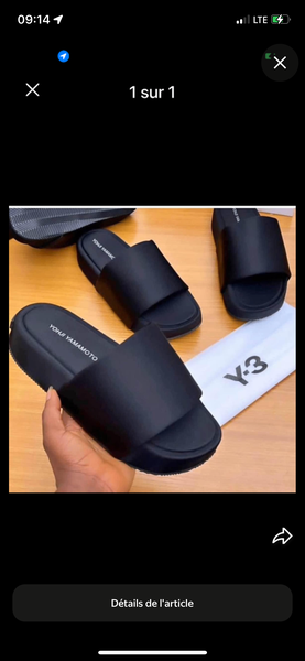 Claquettes Y-3 Homme Confort