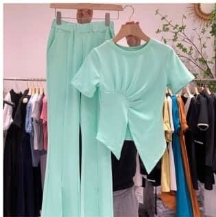 2 pieces top and down trousers