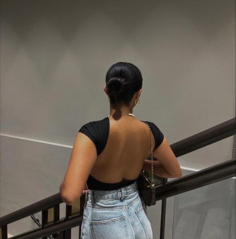 Backless tops