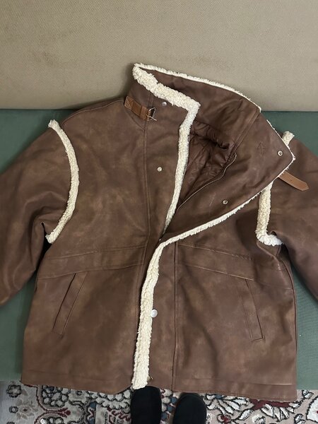 Дубленка теплая на осень-зима