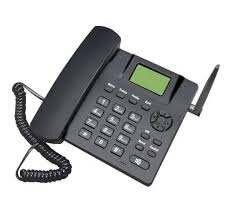 Téléphone fixe sans fil moderne