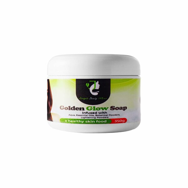 Golden glow black soap