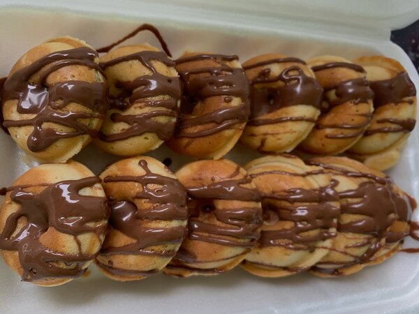 15 mini donuts aux chocolats