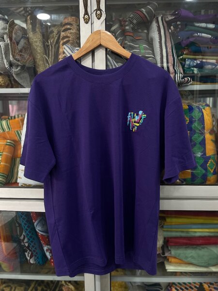 T-shirt violet tendance