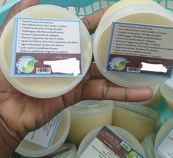 Beurre de karité bio 150g ×2