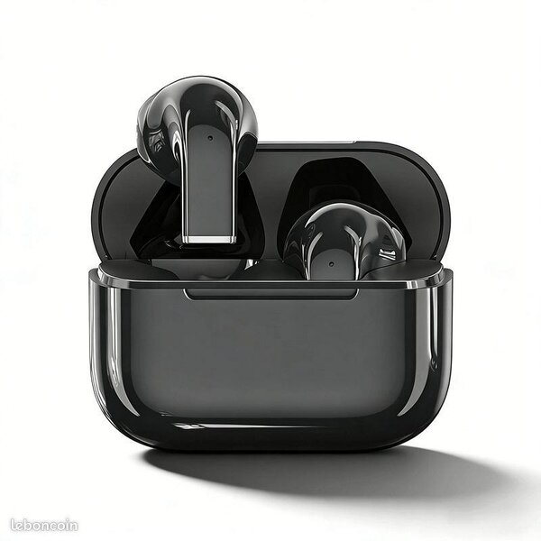 Écouteurs sans fil Bluetooth noirs